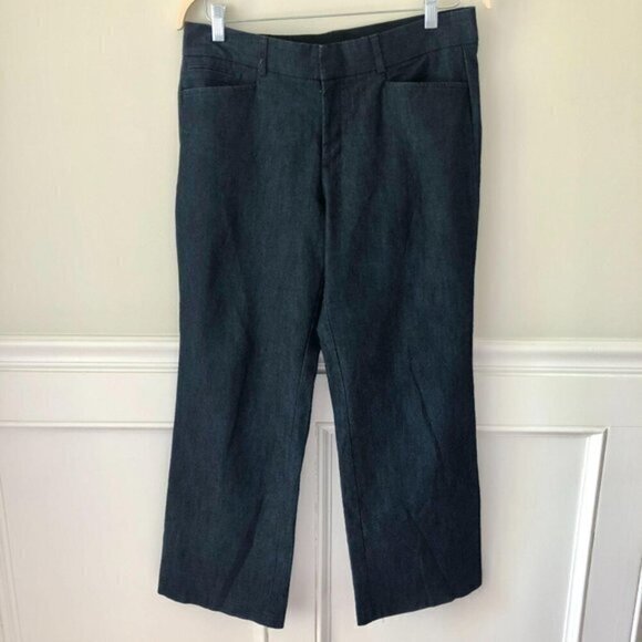 Dockers Dark Denim Stretch Waist Trouser Pants 10 - Picture 1 of 4